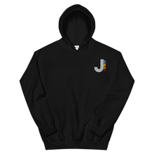 Load image into Gallery viewer, J Feather Embroidered Hoodie