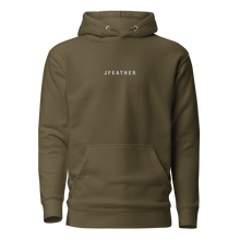 Load image into Gallery viewer, Embroidered J Feather Hoodie