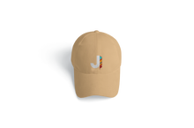 Load image into Gallery viewer, J Feather Dad Hat khaki
