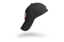 Load image into Gallery viewer, J Feather Dad Hat Black
