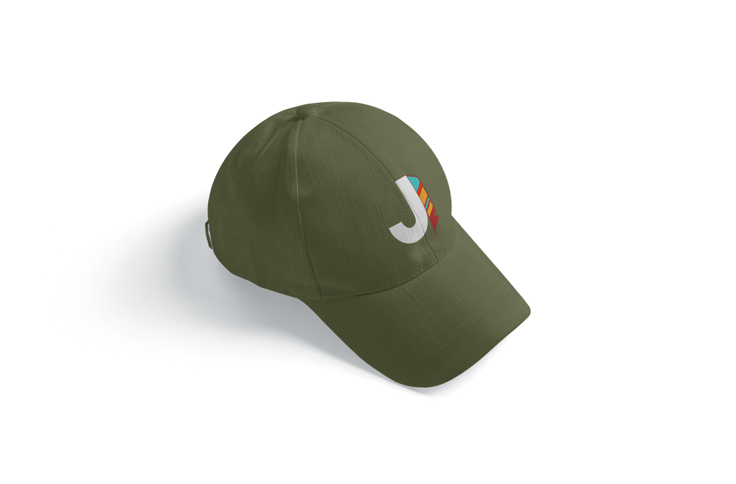 J Feather Dad Hat Olive