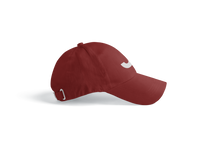 Load image into Gallery viewer, J Feather Dad Hat Maroon
