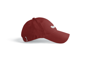 J Feather Dad Hat Maroon