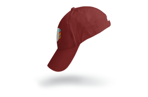 J Feather Dad Hat Maroon