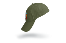 Load image into Gallery viewer, J Feather Dad Hat Olive
