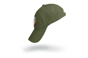 J Feather Dad Hat Olive
