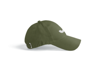 Load image into Gallery viewer, J Feather Dad Hat Olive
