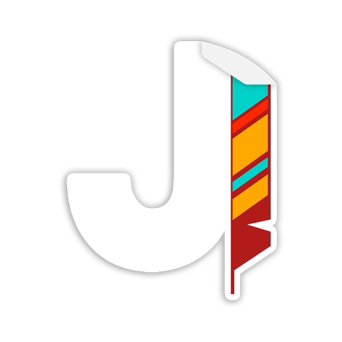 J Feather Stickers