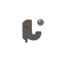 Load image into Gallery viewer, J Feather Enamel Pin
