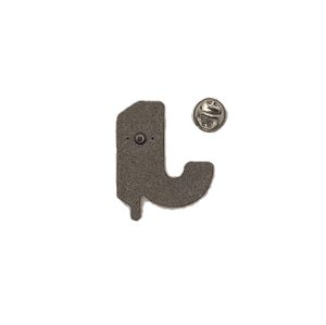 J Feather Enamel Pin