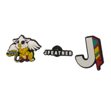 J Feather 3 PACK Jibbitz™ Charms
