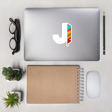 Load image into Gallery viewer, J Feather Stickers

