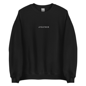 Embroidered J Feather Unisex Sweatshirt