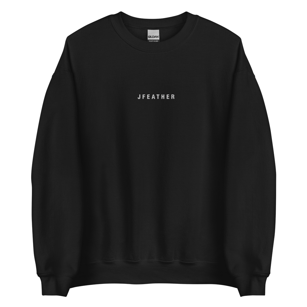 Embroidered J Feather Unisex Sweatshirt