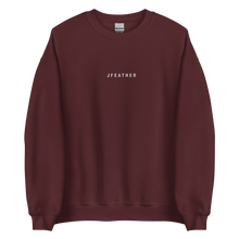 Load image into Gallery viewer, Embroidered J Feather Unisex Sweatshirt
