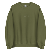 Load image into Gallery viewer, Embroidered J Feather Unisex Sweatshirt

