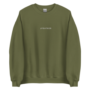 Embroidered J Feather Unisex Sweatshirt