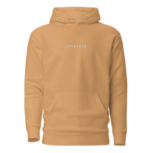 Load image into Gallery viewer, Embroidered J Feather Hoodie
