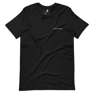 Embroidered J Feather Unisex t-shirt