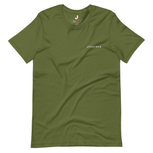 Embroidered J Feather Unisex t-shirt