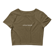 Load image into Gallery viewer, J FEAT(HER) Women’s Crop Tee
