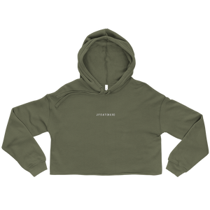 J FEAT(HER) Crop Hoodie